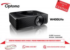 Proyector Optoma W400LVe 4000 Lúmenes